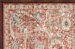 Rust/Beige Area Rug, Pick Your Size