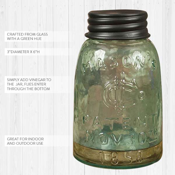 Mason Jar Fruit Fly Trap - Angie Holden The Country Chic Cottage