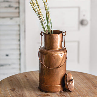 Copper Finish Canister with Lid