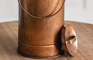 Copper Finish Canister with Lid