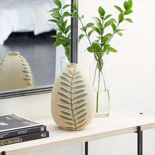 Ceramic Leaf Vase