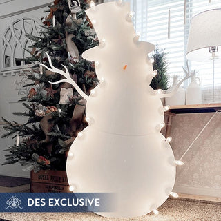 5 Foot Tall Indoor/Outdoor Snowman Silhouette