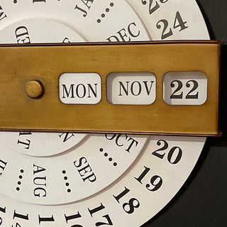 Vintage-Inspired Rotating Perpetual Calendar