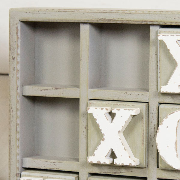 Wooden Tic Tac Toe Board - Vintage Inspired - Decor Steals