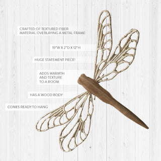 Rustic Dragonfly Wall Décor