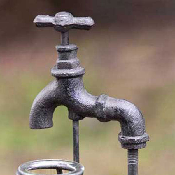 Water Spigot Rain Gauge - Decor Steals