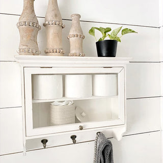 European Wall Cabinet Shelf with Hooks