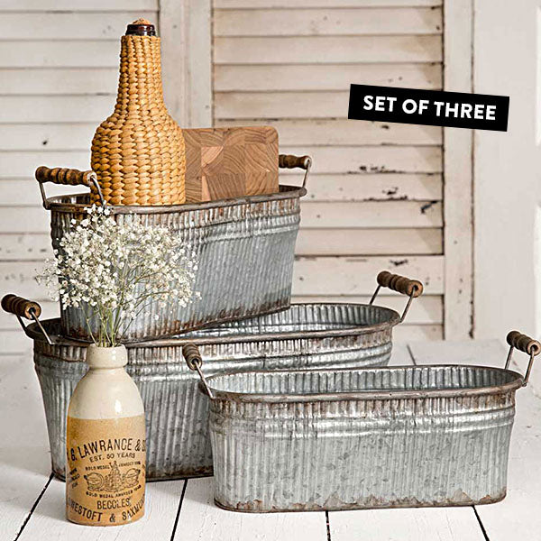 Ornate Embossed Kitchen Storage Bin - Decor Steals