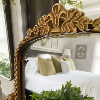 Ornate Gleaming Vanity Mirror