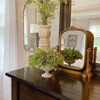 Ornate Gleaming Vanity Mirror