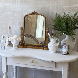 Ornate Gleaming Vanity Mirror