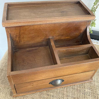 Vintage Inspired Wood Organizer