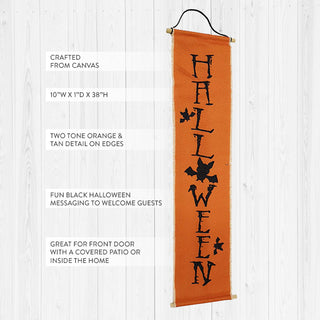 Large Canvas Halloween Sign