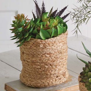 Jute Storage Planters, Set of 3