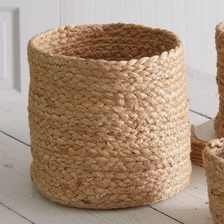 Jute Storage Planters, Set of 3