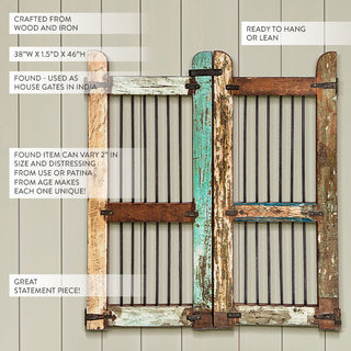 FOUND - Antique Handcrafted Gate Pair