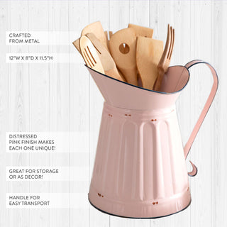 Pale Pink Pitcher