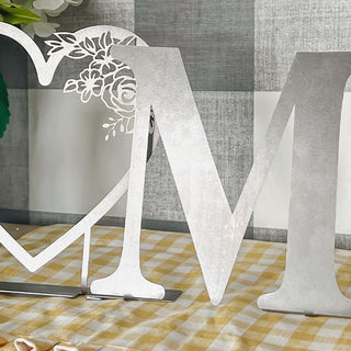 Metal Cutout MOM Sign