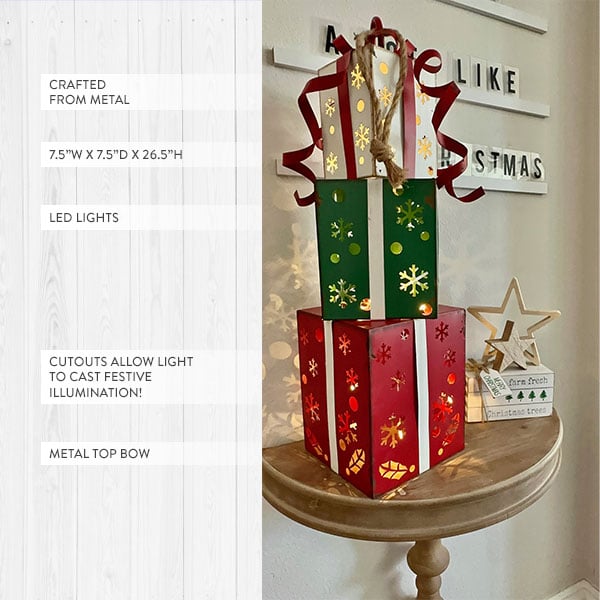 Decorative Christmas Presents - Decor Steals