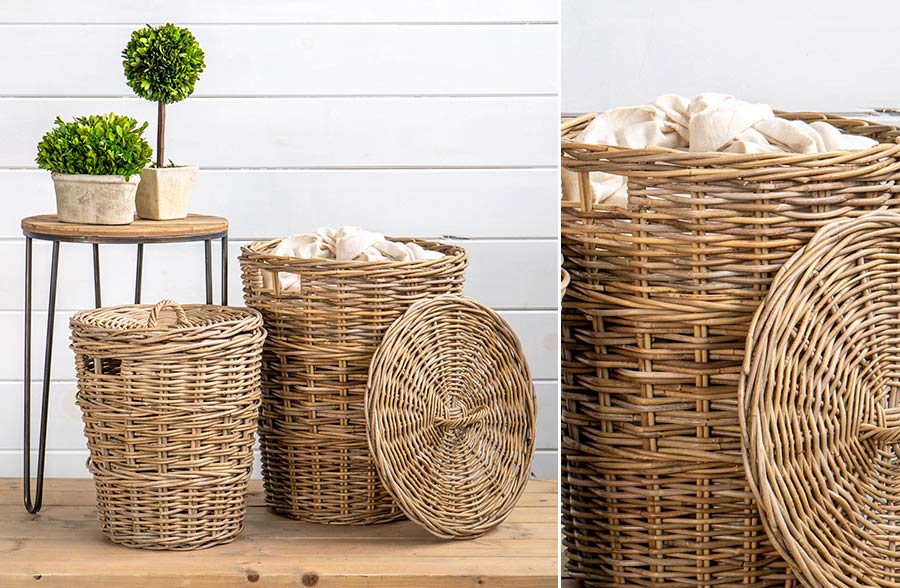 Round Storage Basket, Set of 2