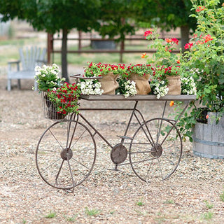 HUGE Rustic Bicycle Planter