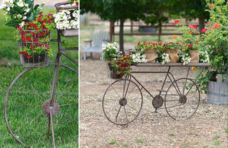 HUGE Rustic Bicycle Planter