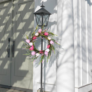 Oversized 67 Inch European Iron Street Lantern