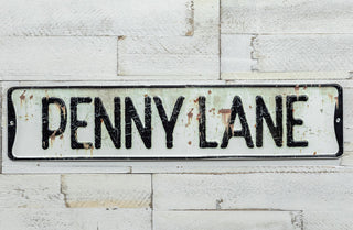 Penny Lane Antique Inspired Street Sign