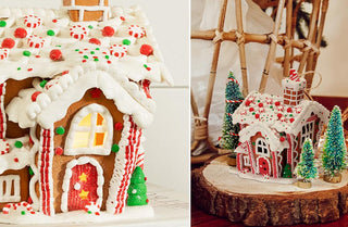 Light Up Asymmetrical Gingerbread House