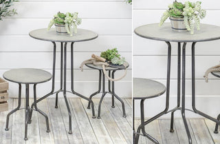 European Bistro Table with Stools