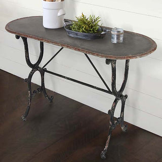 Antique Metal Console Table