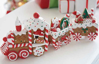 Vintage Inspired Gingerbread Train