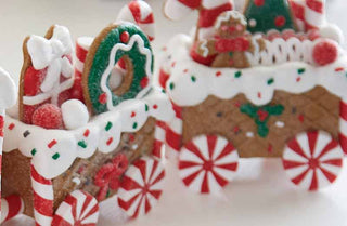 Vintage Inspired Gingerbread Train