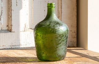 Antique Green Cellar Bottle