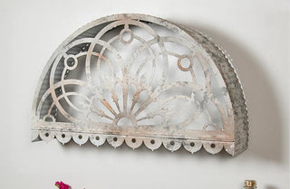 Distressed Metal Window Arch