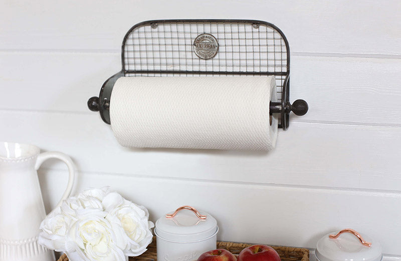 70S-80S Paper Towel Holder Wall Hang Vintage Rubbermaid or