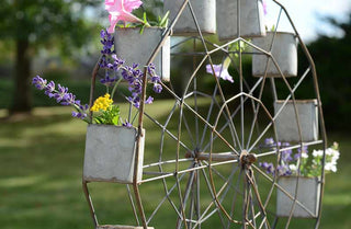 Vintage Ferris Wheel Planter Buckets