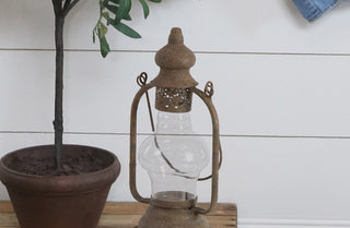 Rusted Metal Lantern