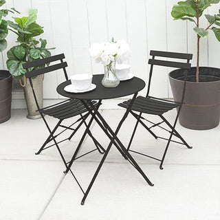 Metal Bistro Table Set