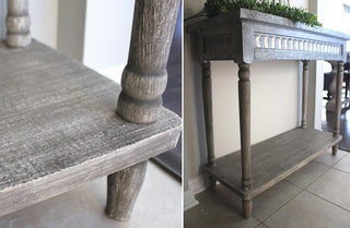 Fluted Console Table