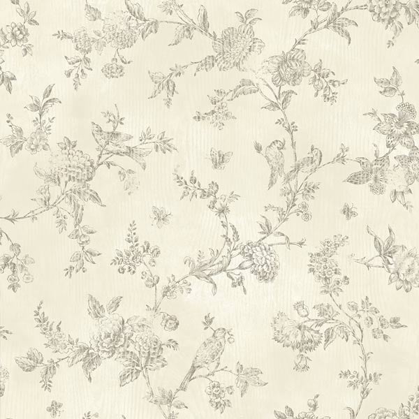 Prepasted Toile Wallpaper Pick Your Color - Decor Steals