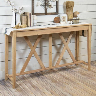 x-Brace Farmhouse Foyer Table