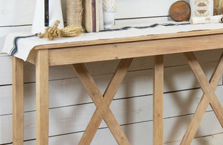 x-Brace Farmhouse Foyer Table