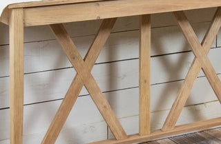 x-Brace Farmhouse Foyer Table