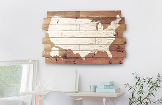 *HUUUGE* USA Map Wall Decor